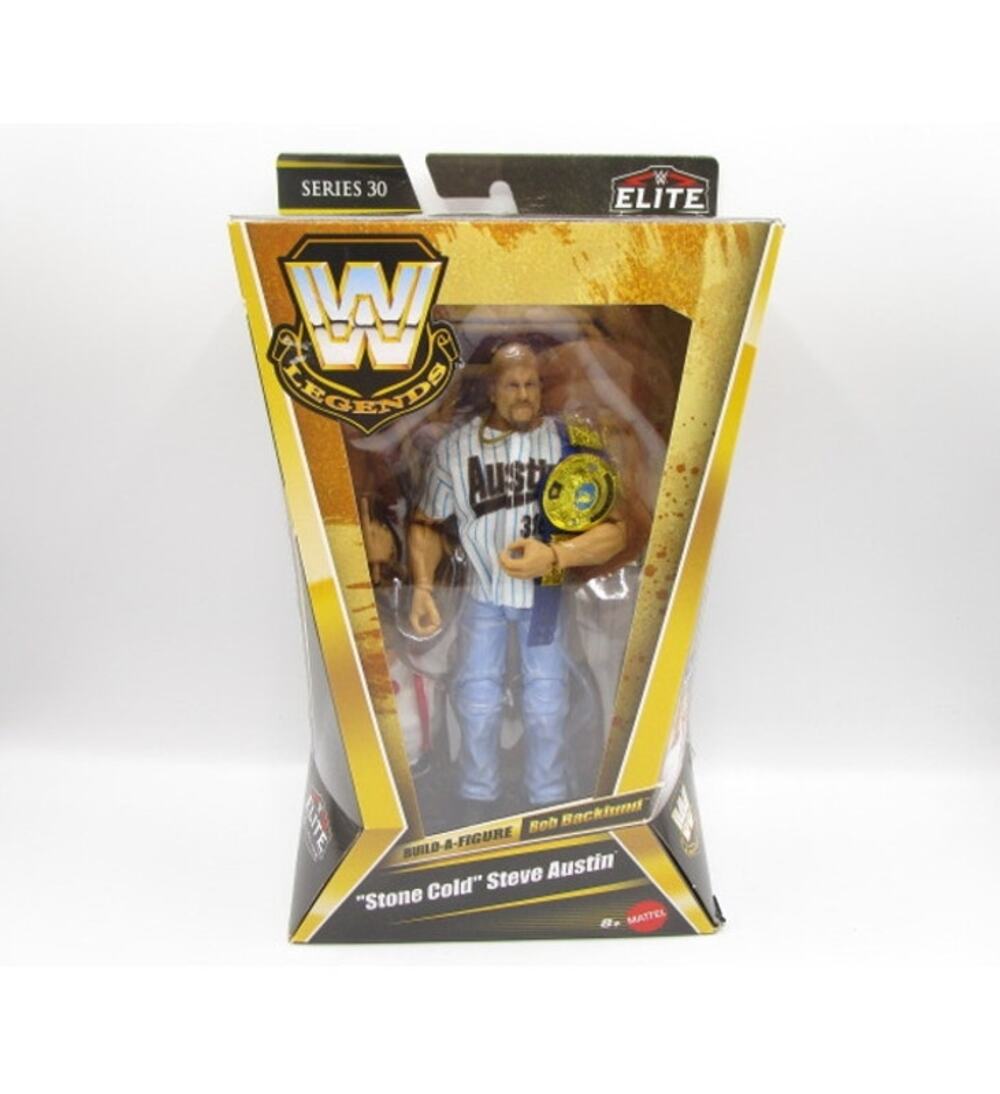 WWE Elite Legends Stone Cold Steve Austin Action Figure BAF Bob Backlund